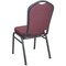 Flash Furniture Burgundy Banquet Chair, Silver CBMW-202 - alternate 4